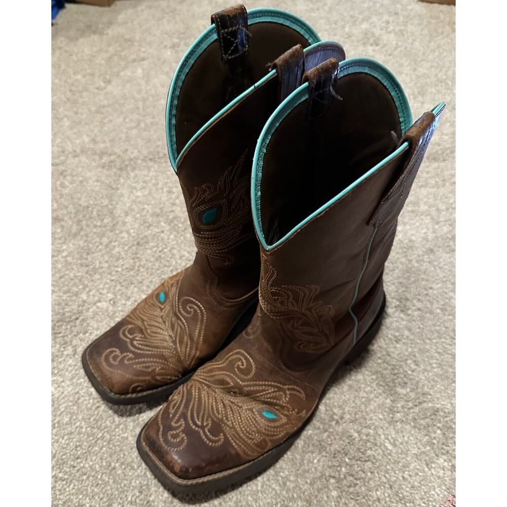 GUC Women’s size 10B Ariat Bright Eyes II Western Performance Boots - Picture 4 of 4